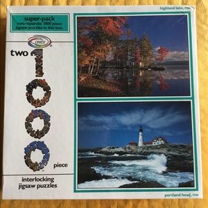 Superpack-2 1000 Pc Puzzles by Ceaco-Unopened